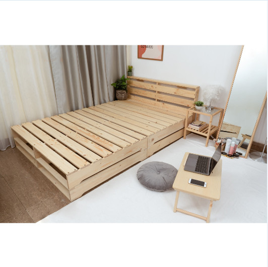 giường ngủ đơn giá rẻ dưới 1 triệu bằng gỗ pallet